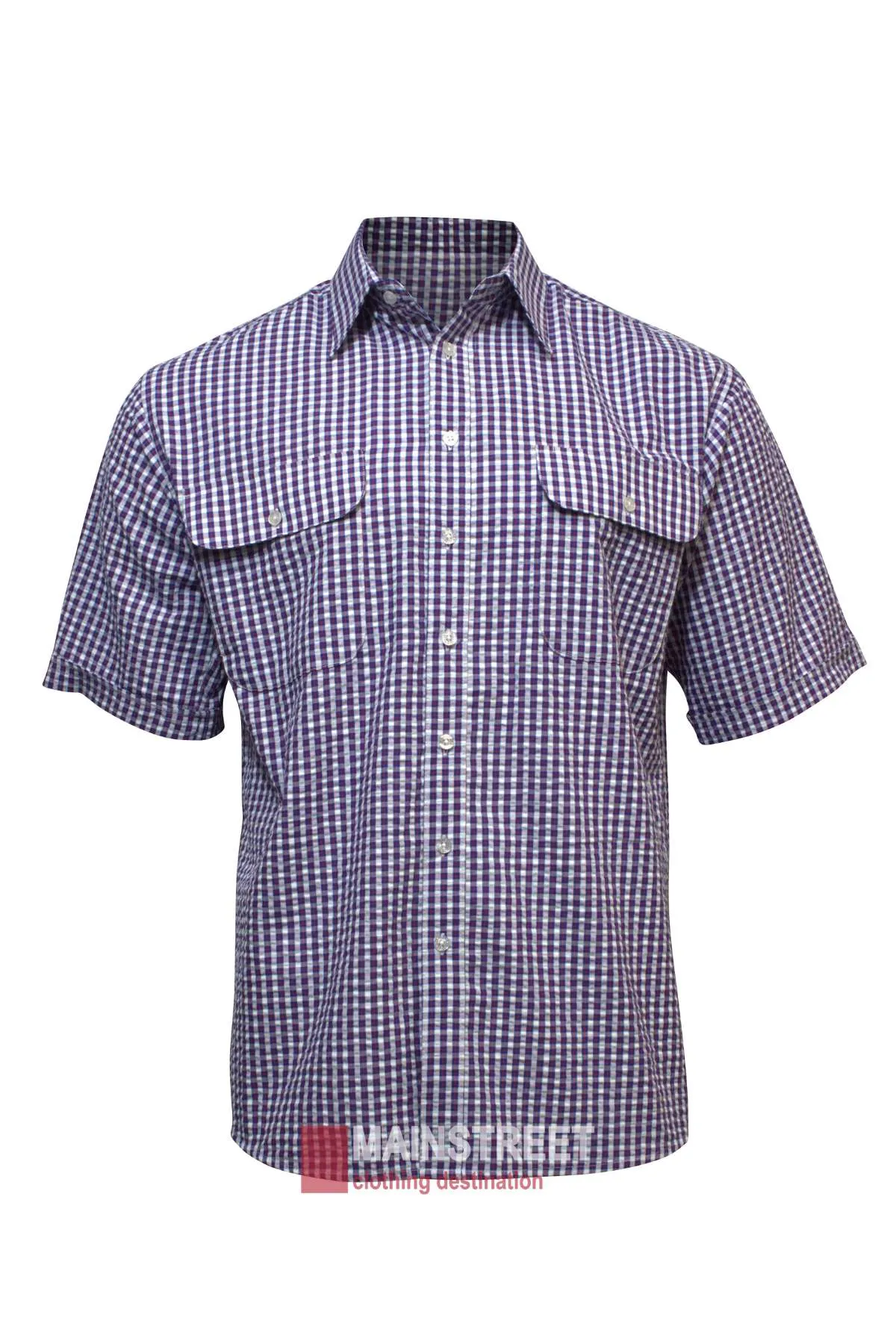 Bisley Countryman Seersucker Short Sleeve Shirt