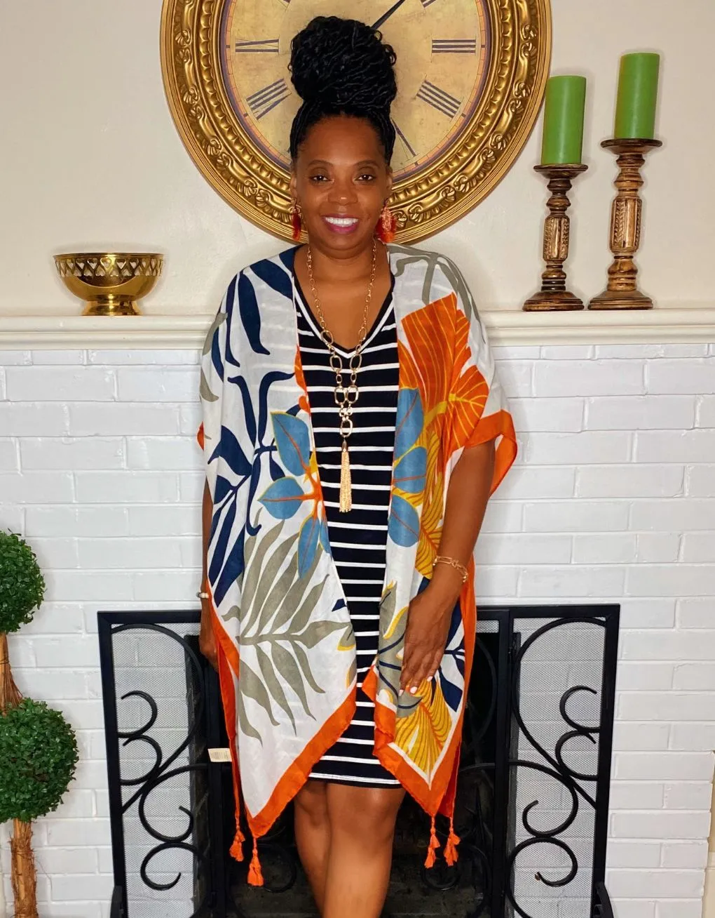 Black & White Stripe T-Shirt Dress
