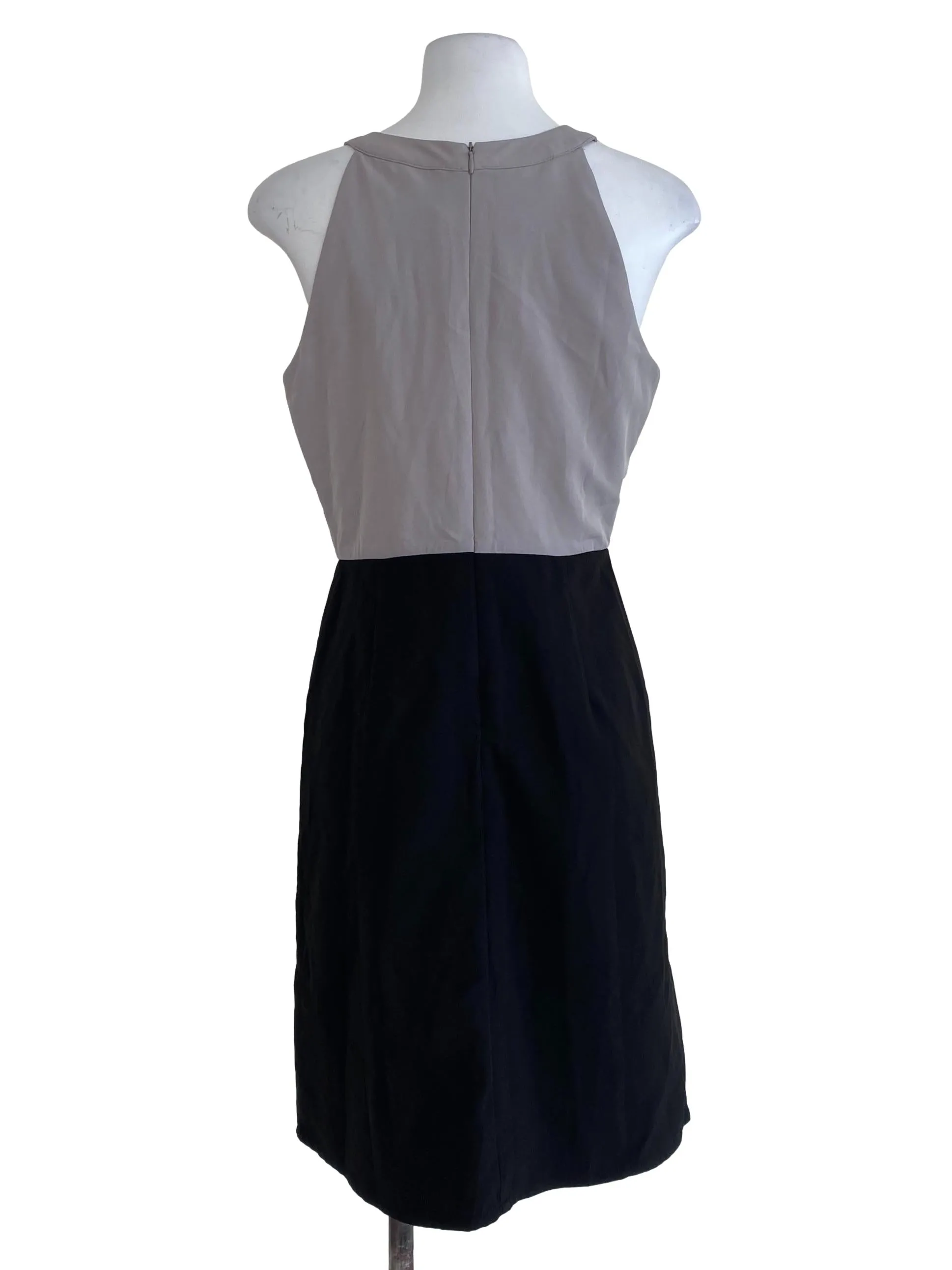 Black And Grey Sheath Dress