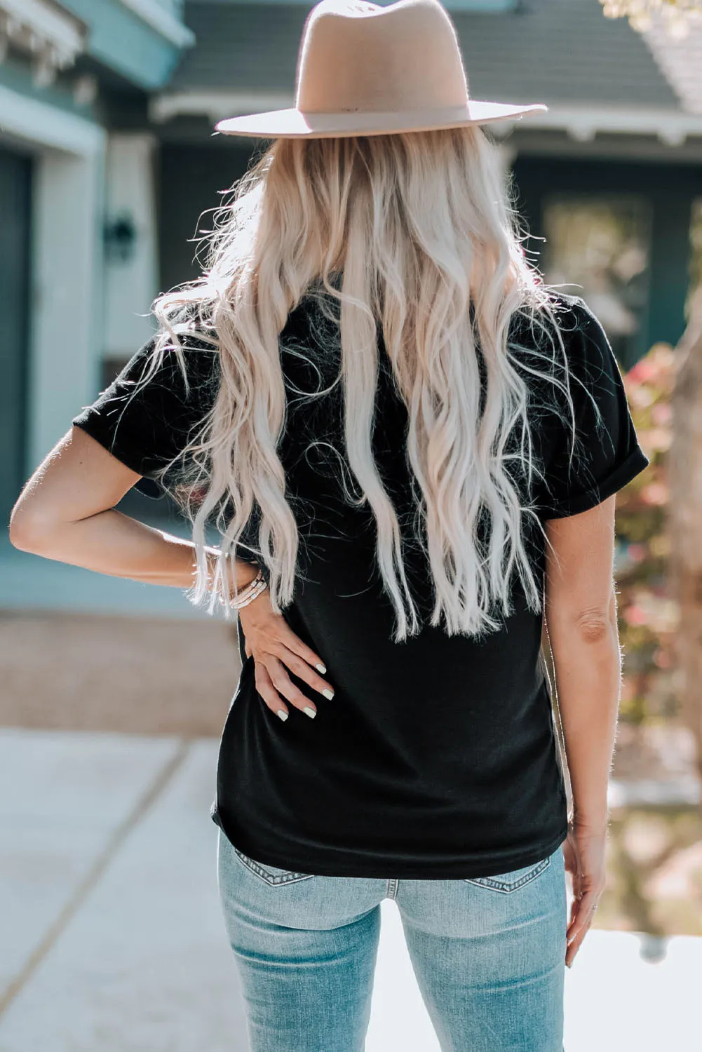 Black Leopard UAS land of the free Graphic T Shirt