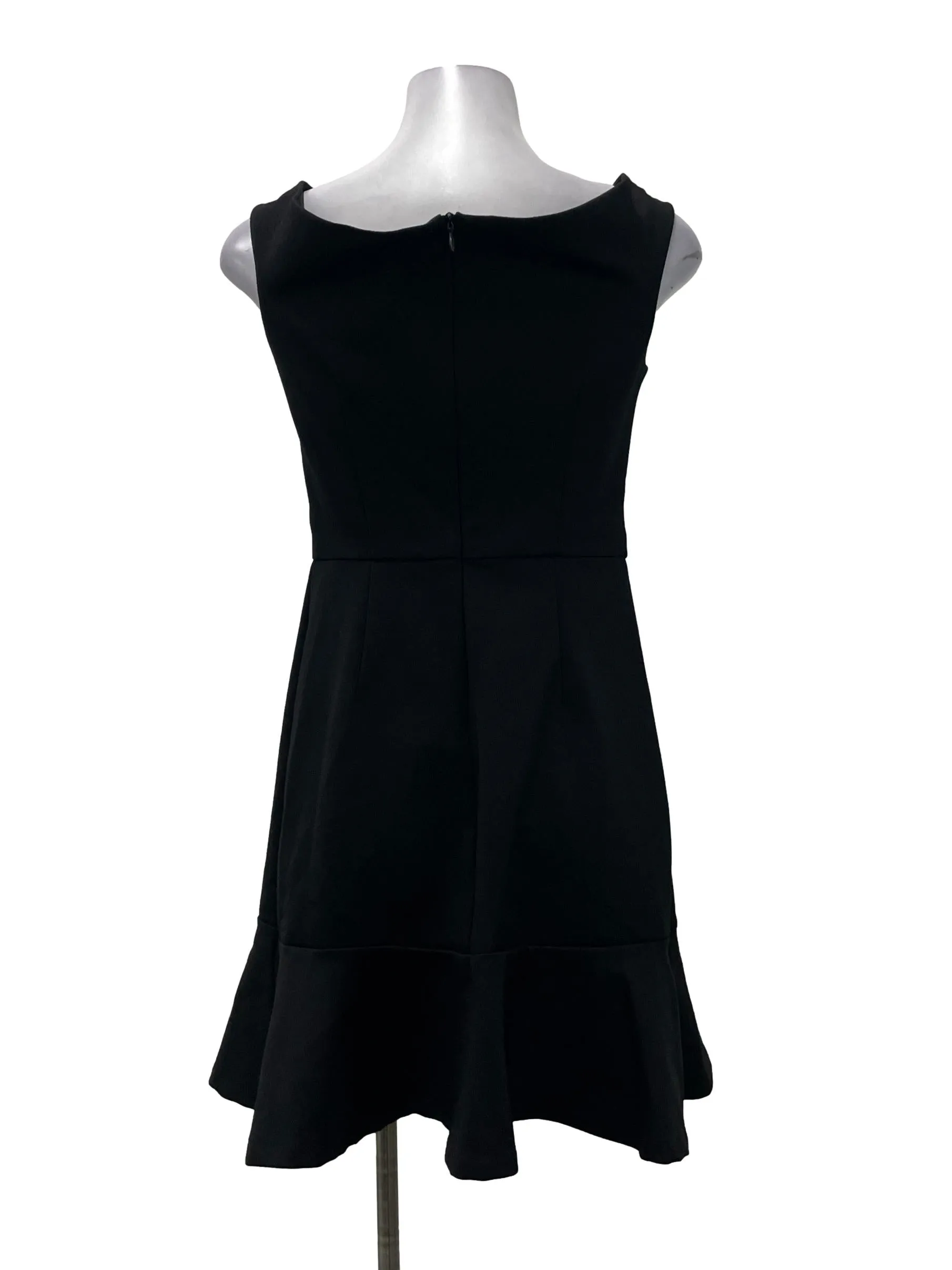 Black Off Shoulder Skater Dress