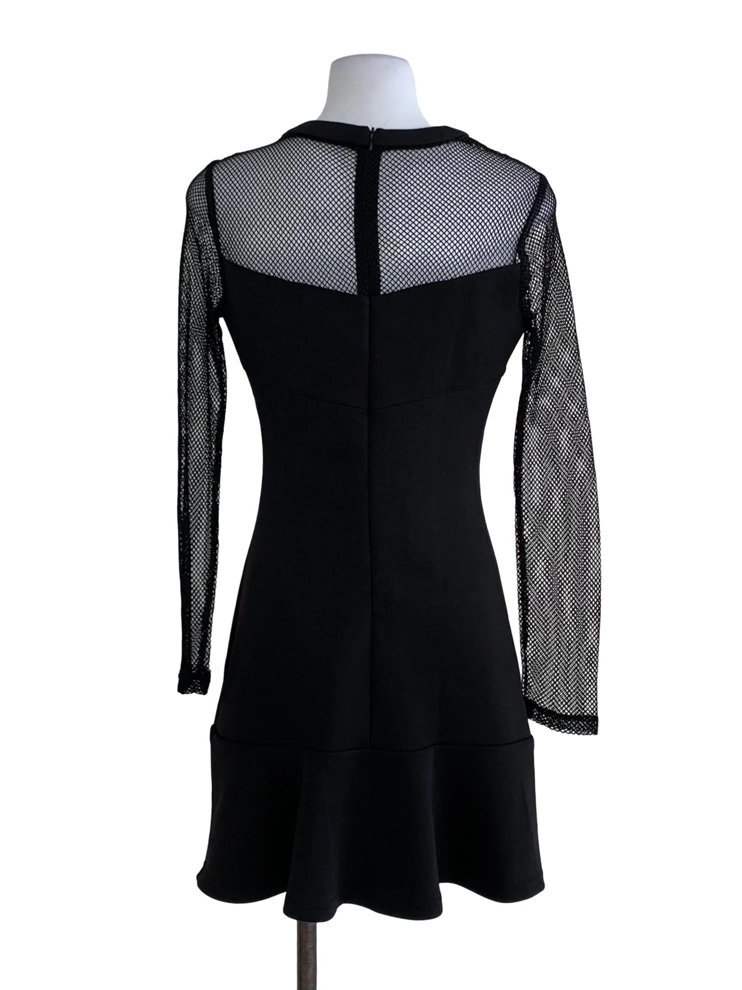 Black Plain Sheath Dress