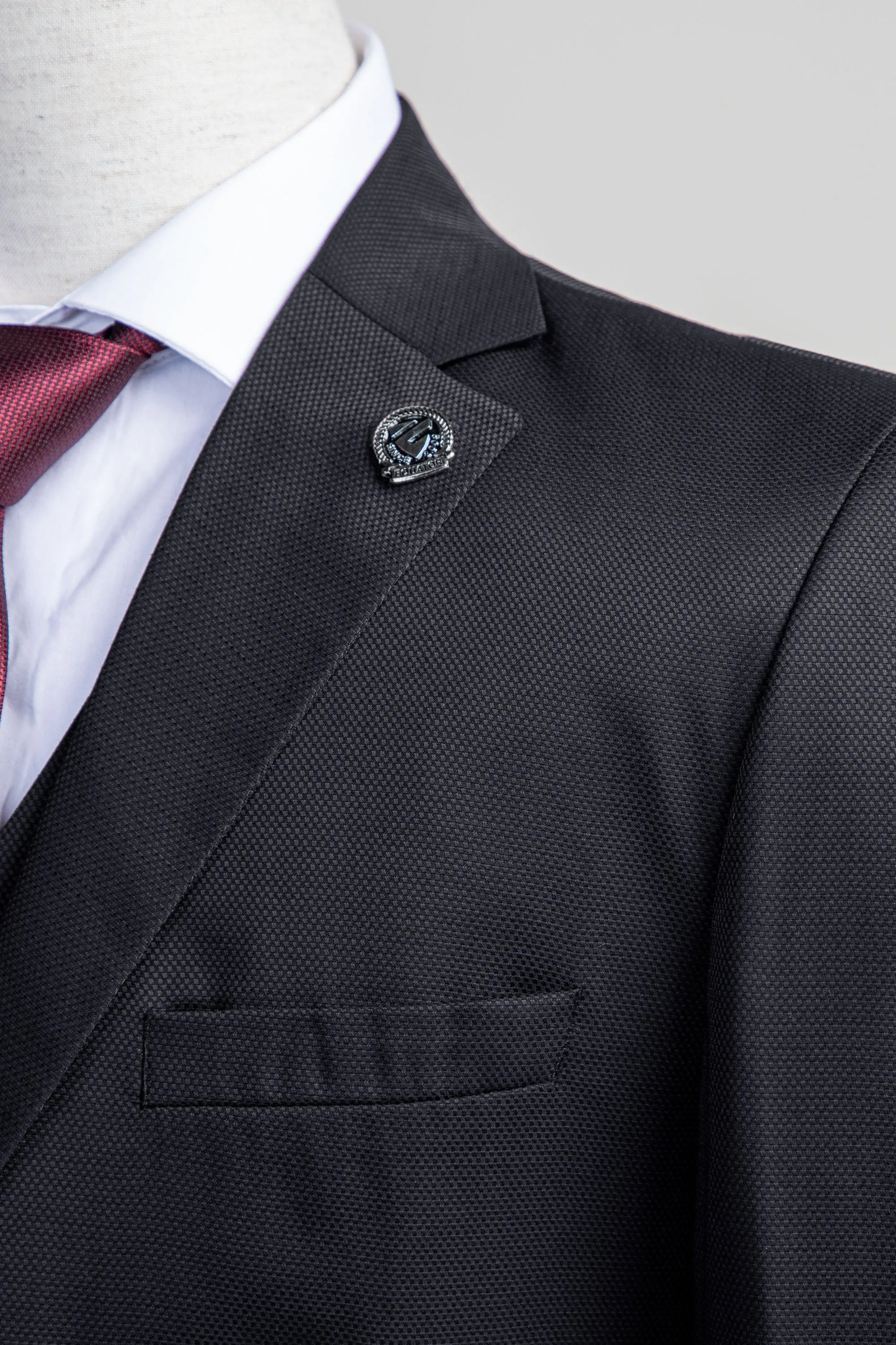 Black Three Piece Suit