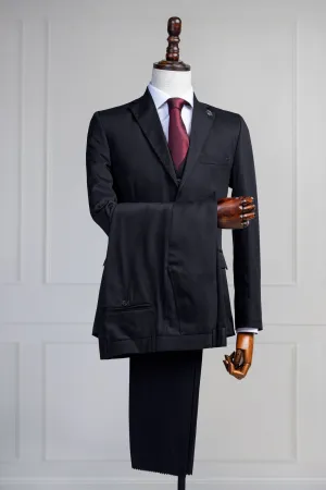 Black Three Piece Suit