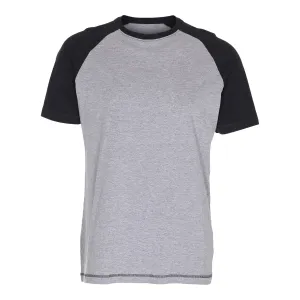 Blank - Raglan - T-shirt - Oxford Grey/Heather black