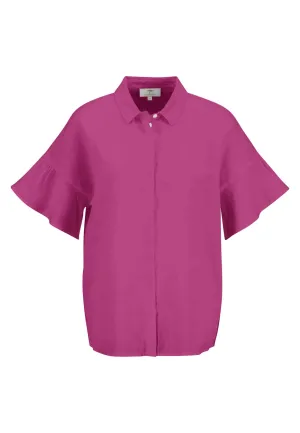 Blouse linen wide