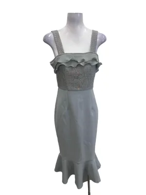 Blue Sheath Dress