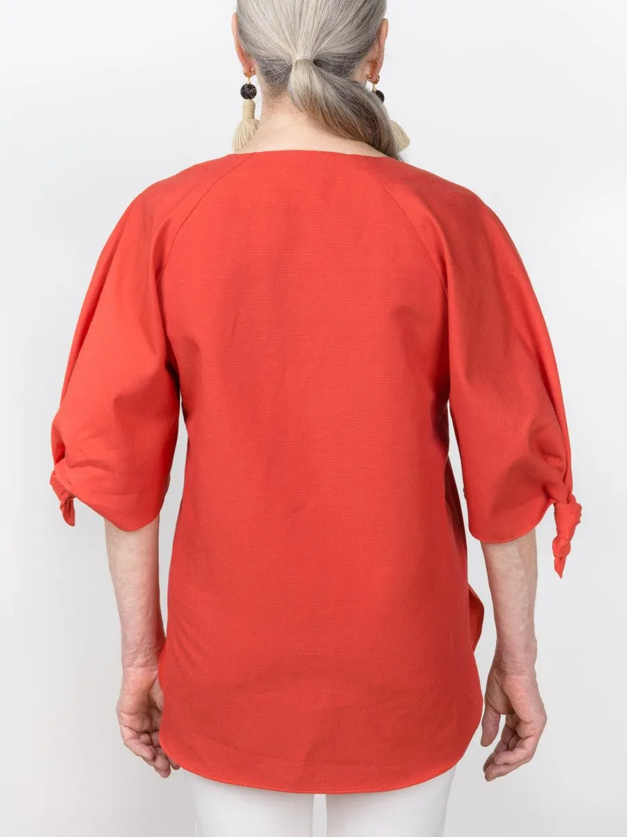 bossa knotted blouse