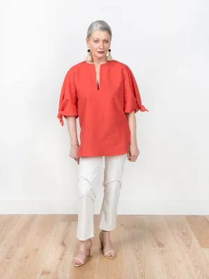 bossa knotted blouse