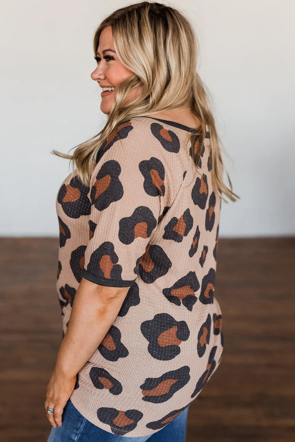 Boyfriend Leopard Print Loose T Shirt