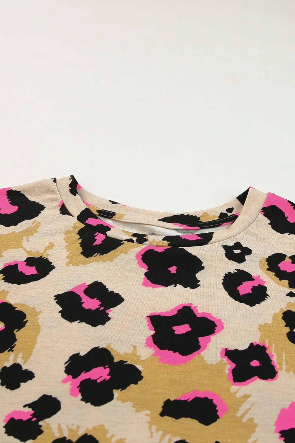 Boyfriend Leopard Print Loose T Shirt