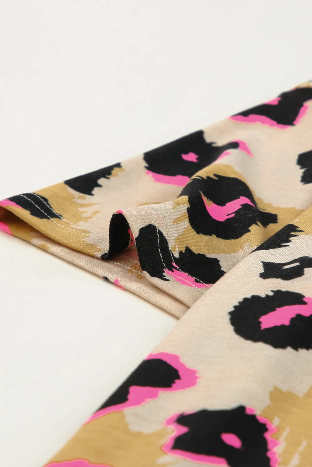 Boyfriend Leopard Print Loose T Shirt