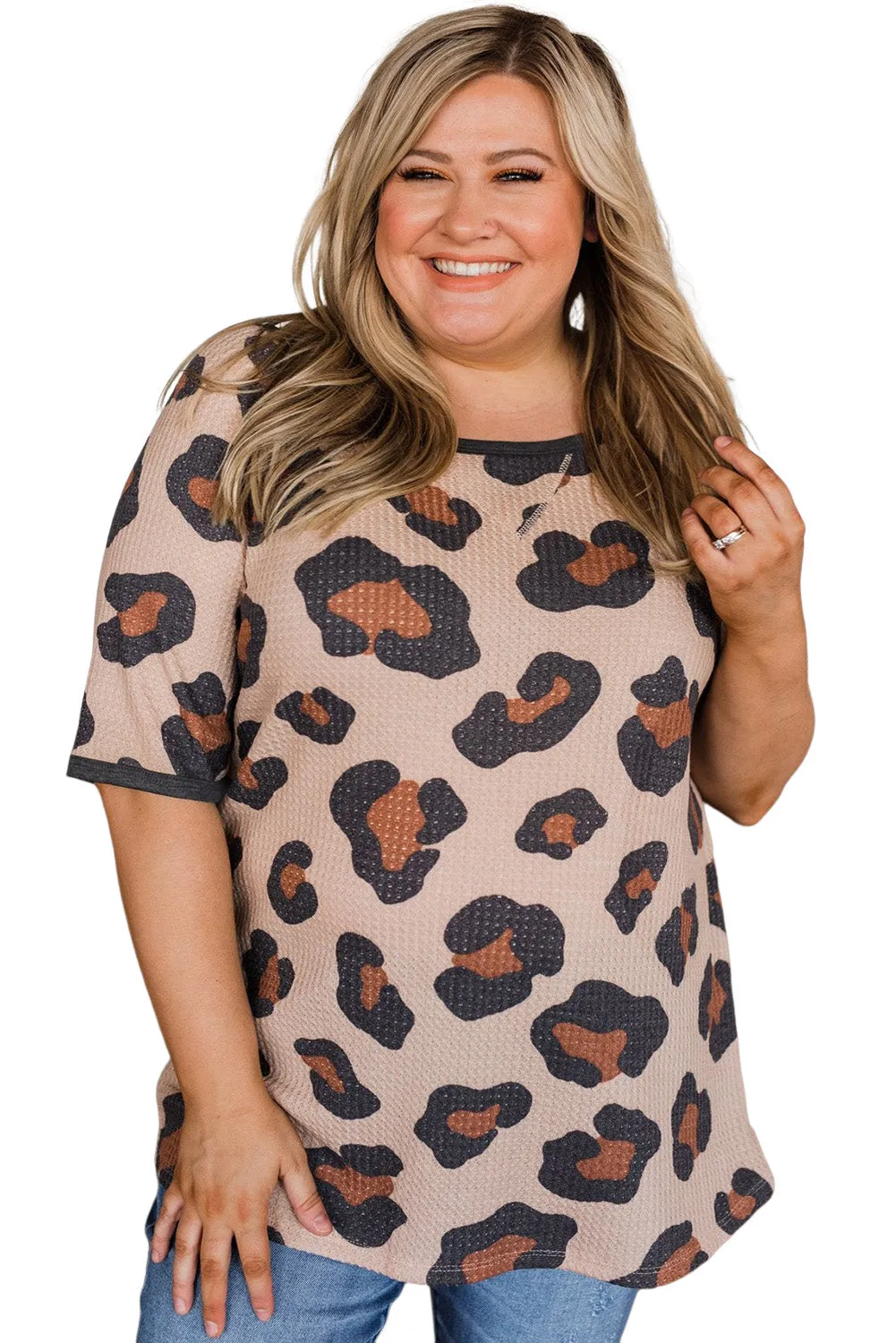 Boyfriend Leopard Print Loose T Shirt