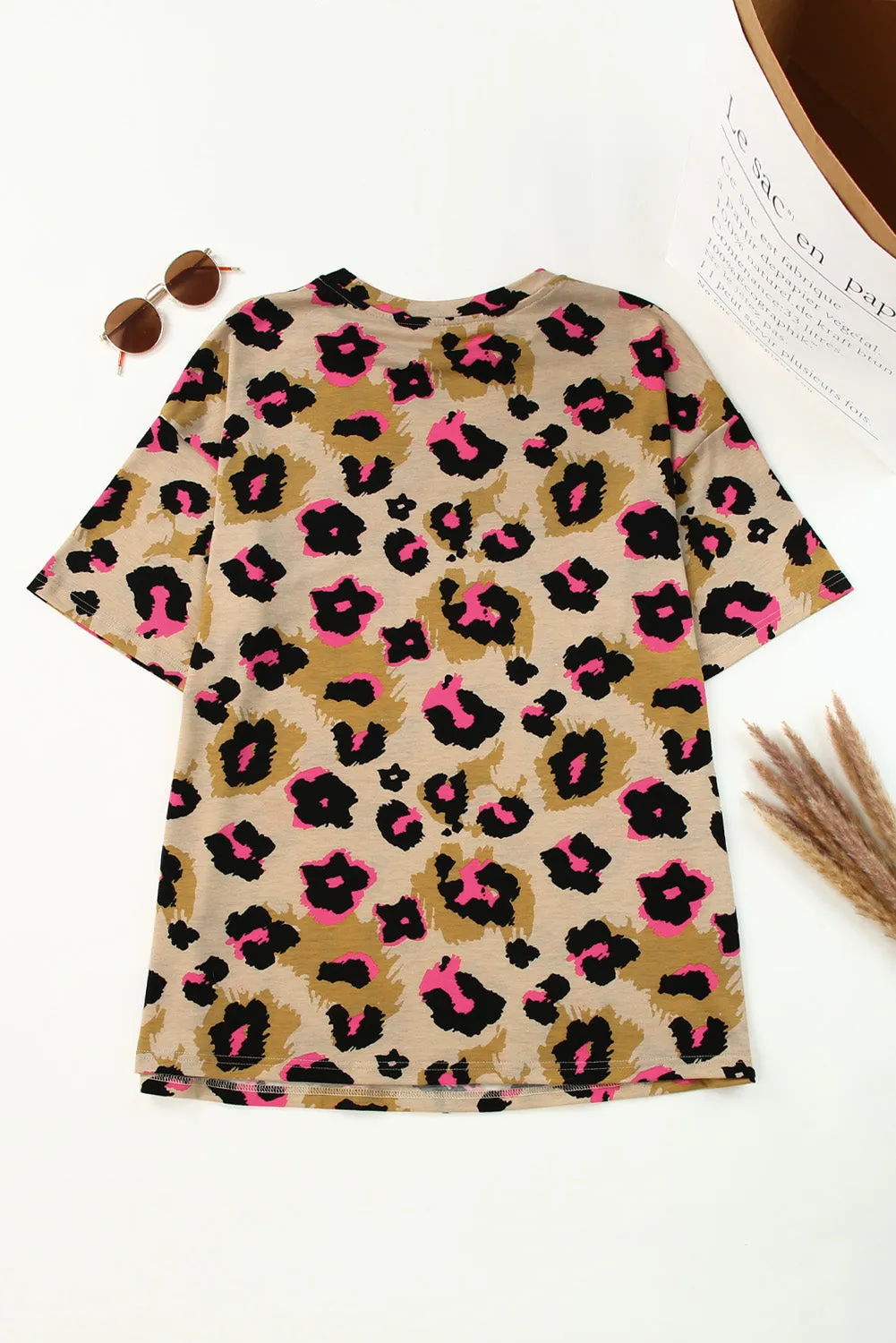 Boyfriend Leopard Print Loose T Shirt