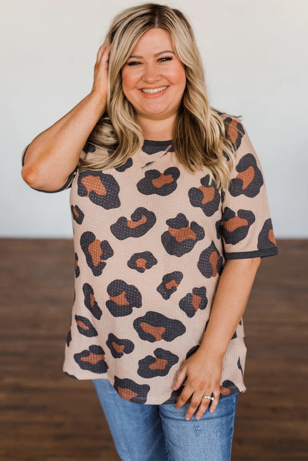 Boyfriend Leopard Print Loose T Shirt
