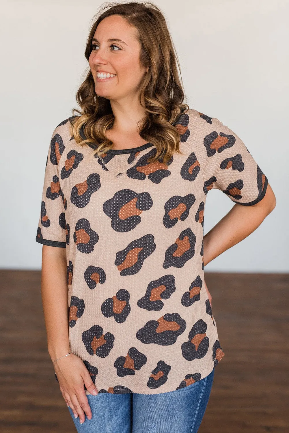 Boyfriend Leopard Print Loose T Shirt