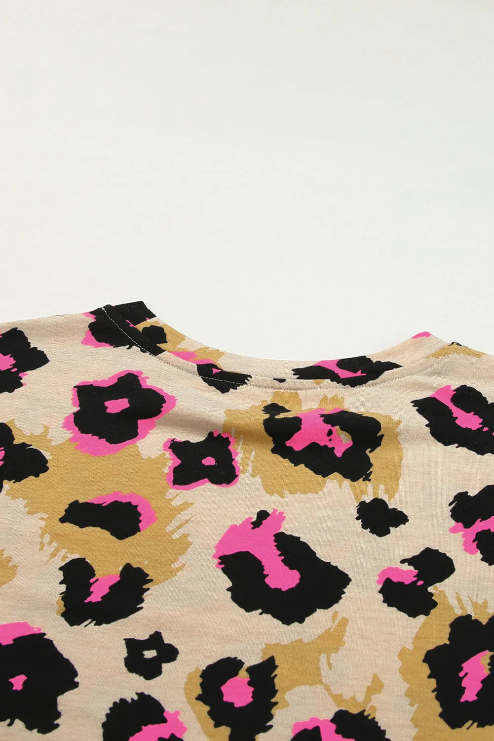 Boyfriend Leopard Print Loose T Shirt