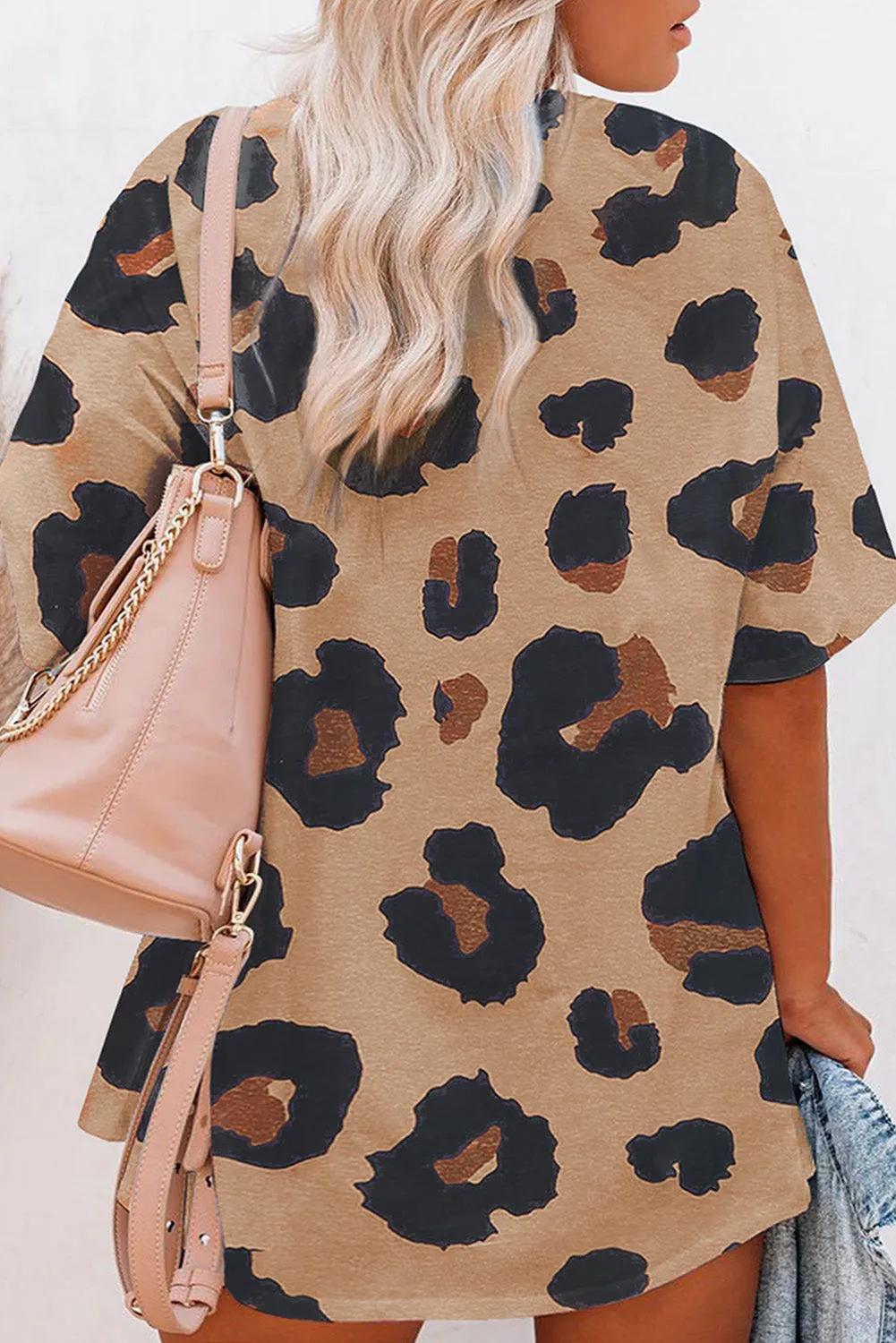 Boyfriend Leopard Print Loose T Shirt