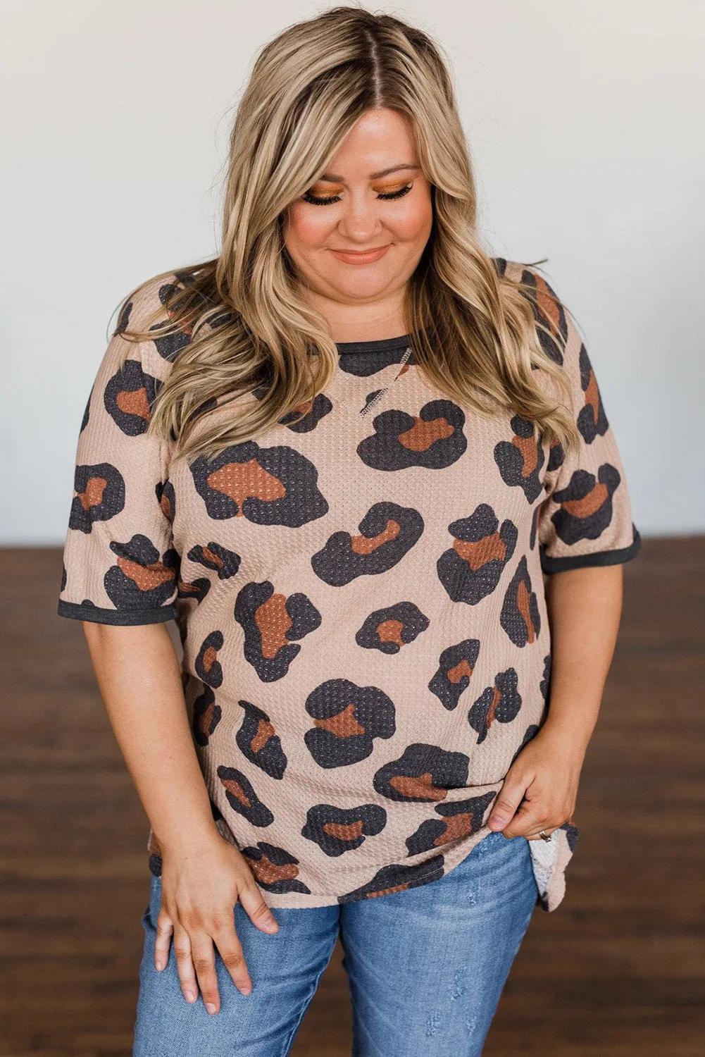 Boyfriend Leopard Print Loose T Shirt