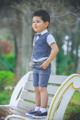 Boys' 4 Piece Set with a Vest