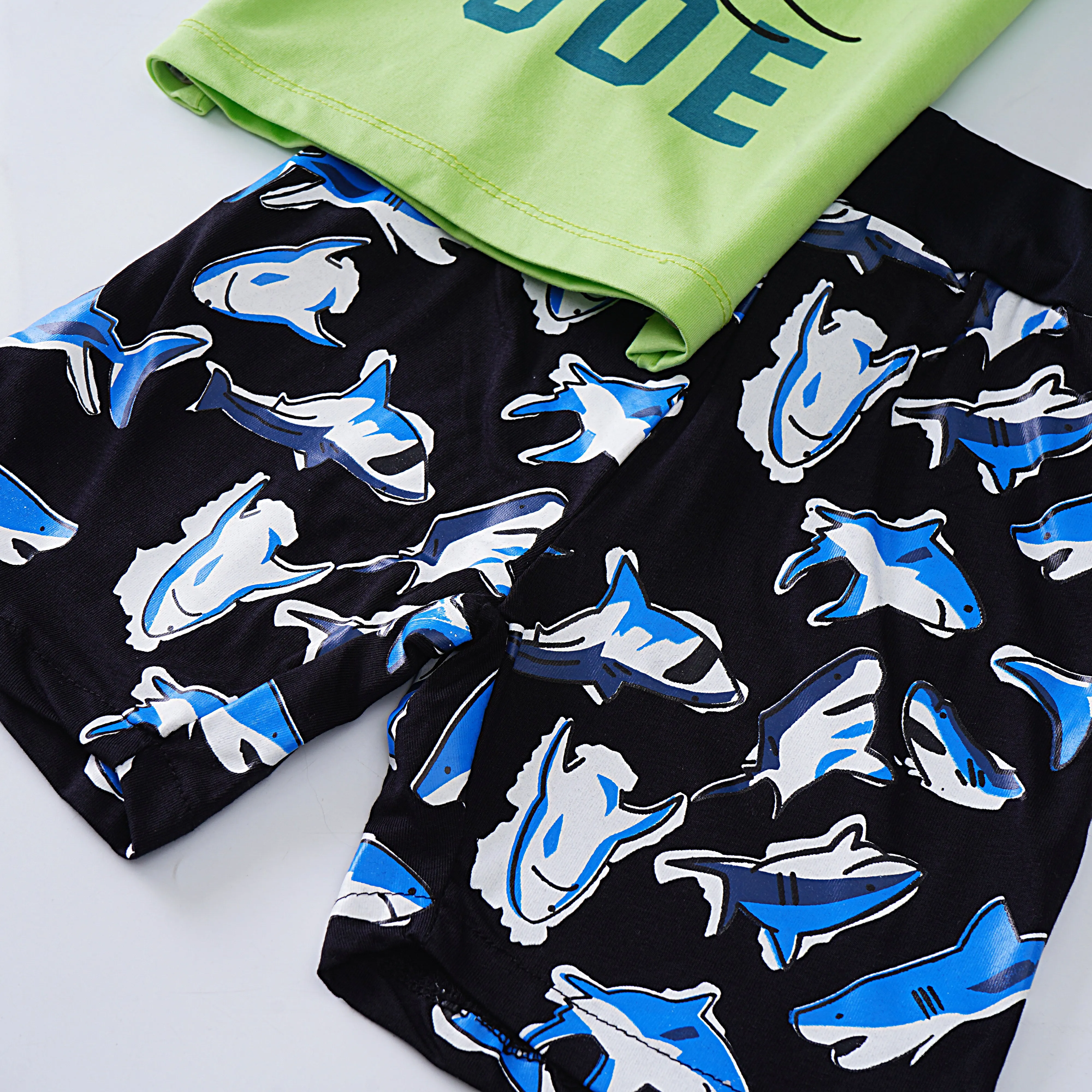 Boys Half Sleeves 2 Piece Suit ( Surf )