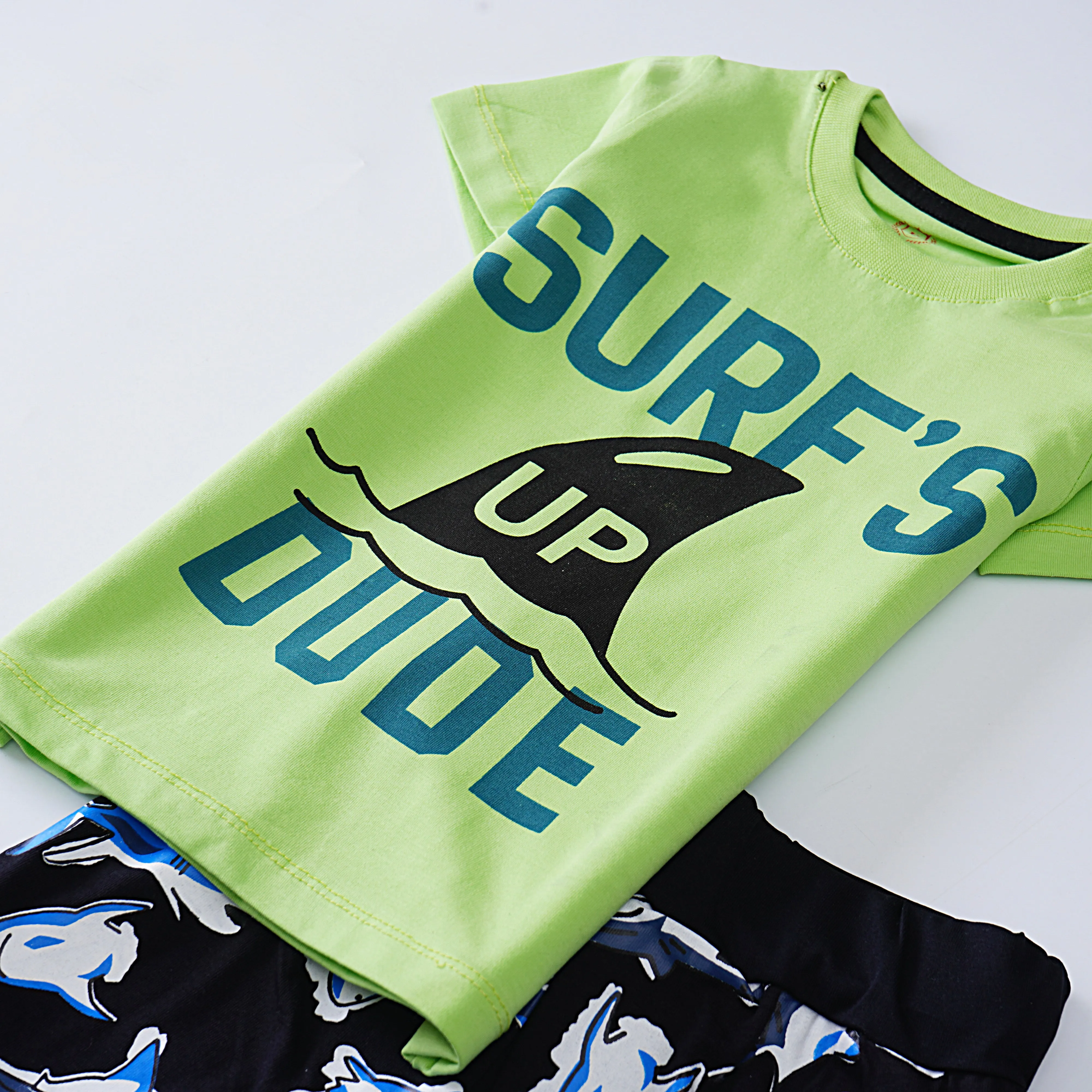 Boys Half Sleeves 2 Piece Suit ( Surf )