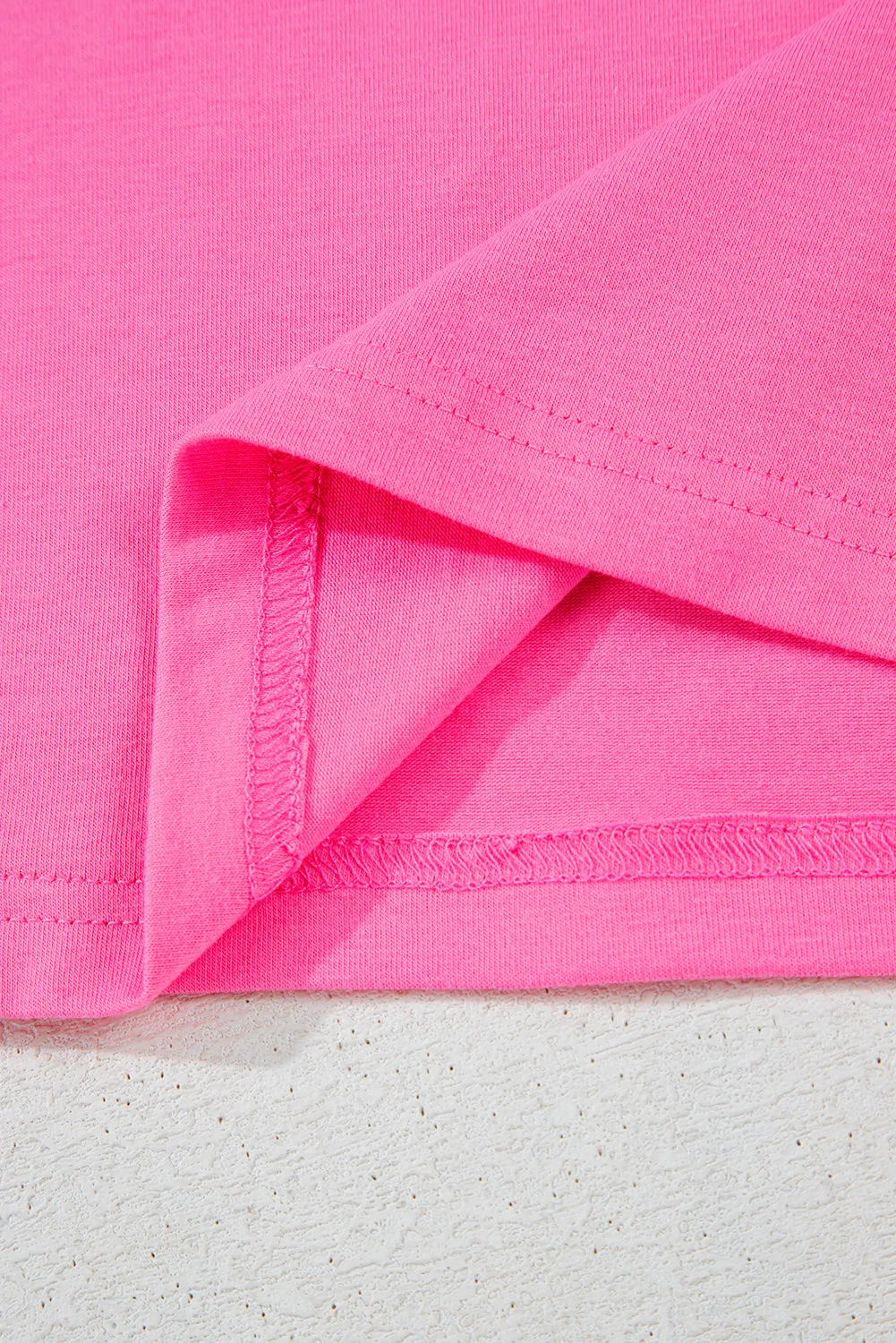 Bright Pink MAMA Letter Graphic Neon T Shirt