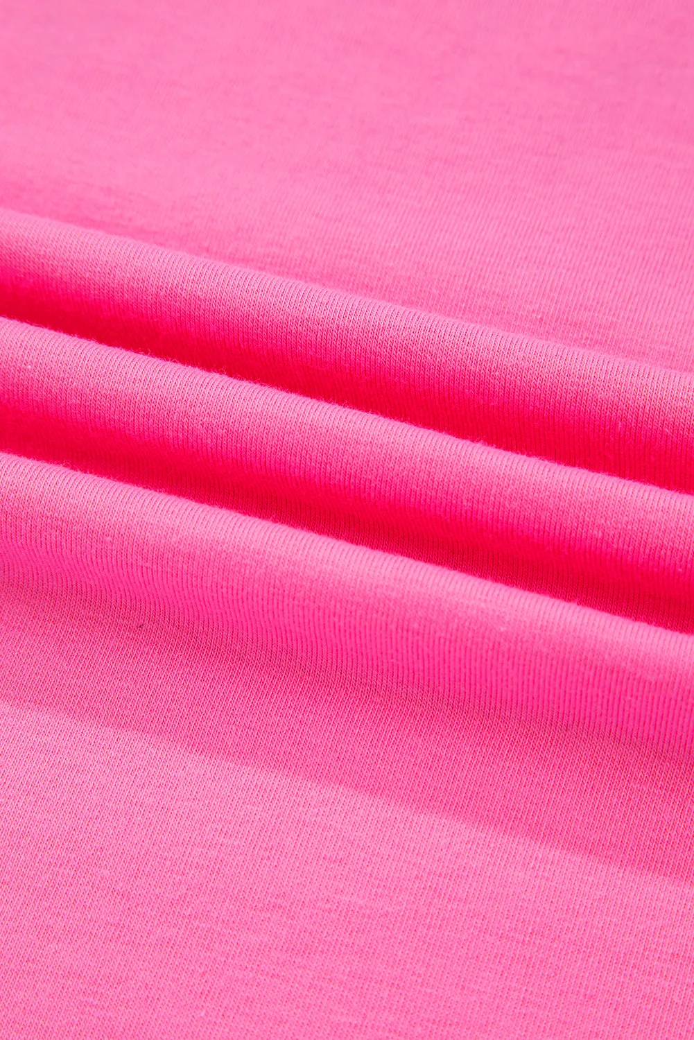 Bright Pink MAMA Letter Graphic Neon T Shirt