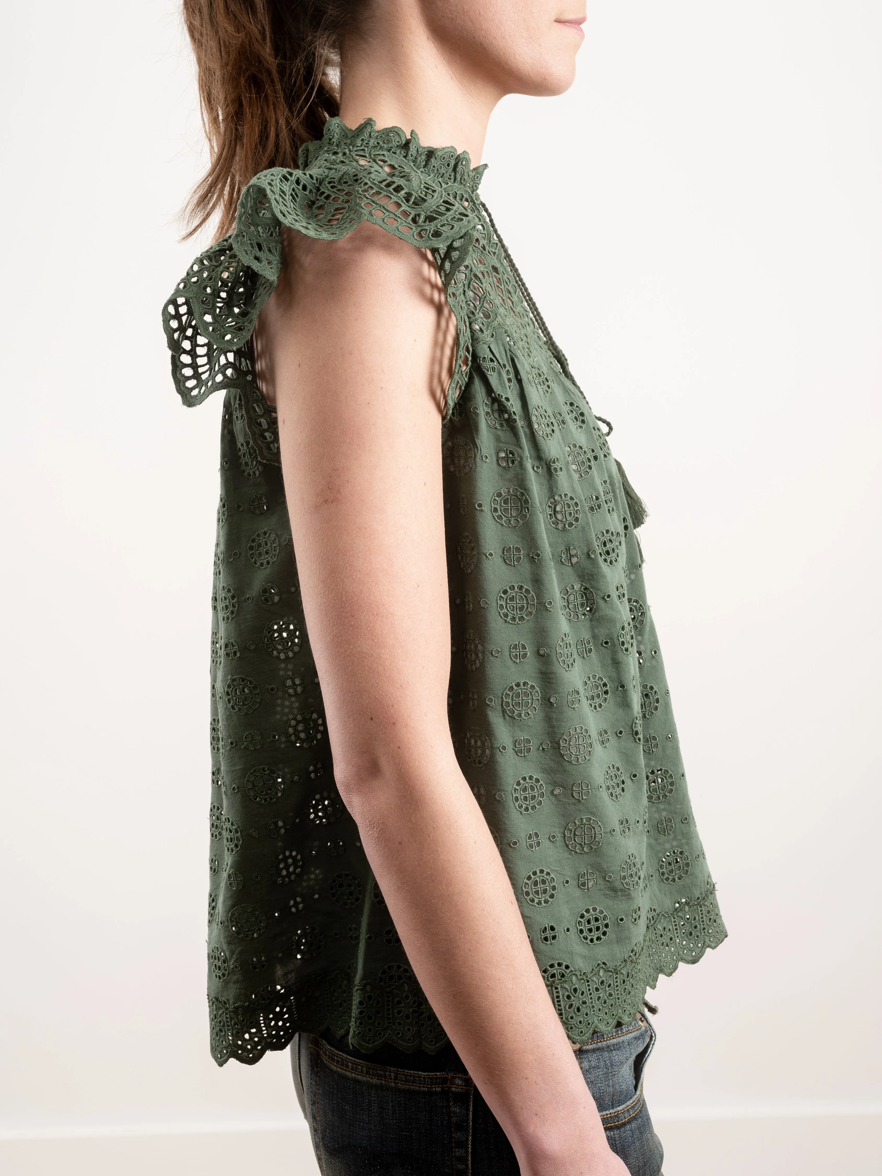 calliope top - army