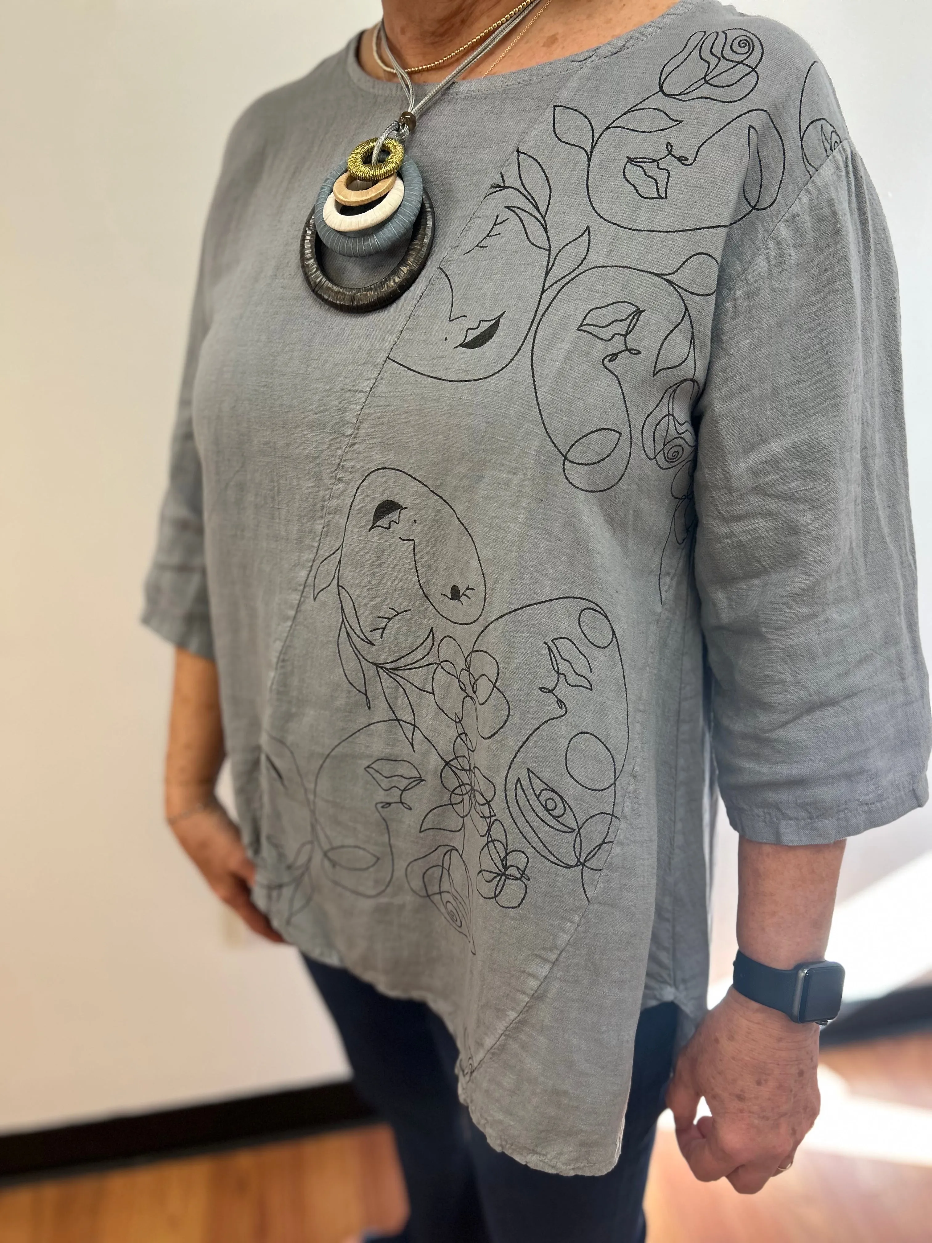 Cami Linen Blouse