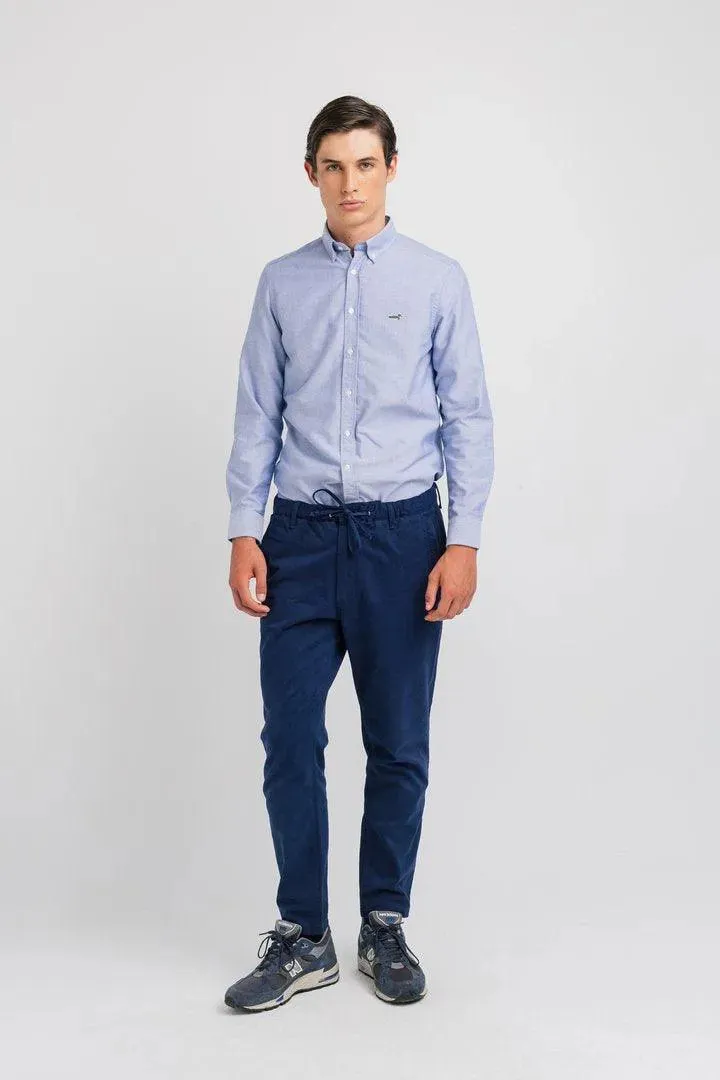 Camisa Bd shirt duck patch Light Blue Oxford