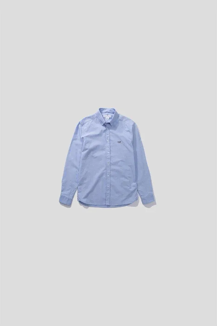 Camisa Bd shirt duck patch Light Blue Oxford