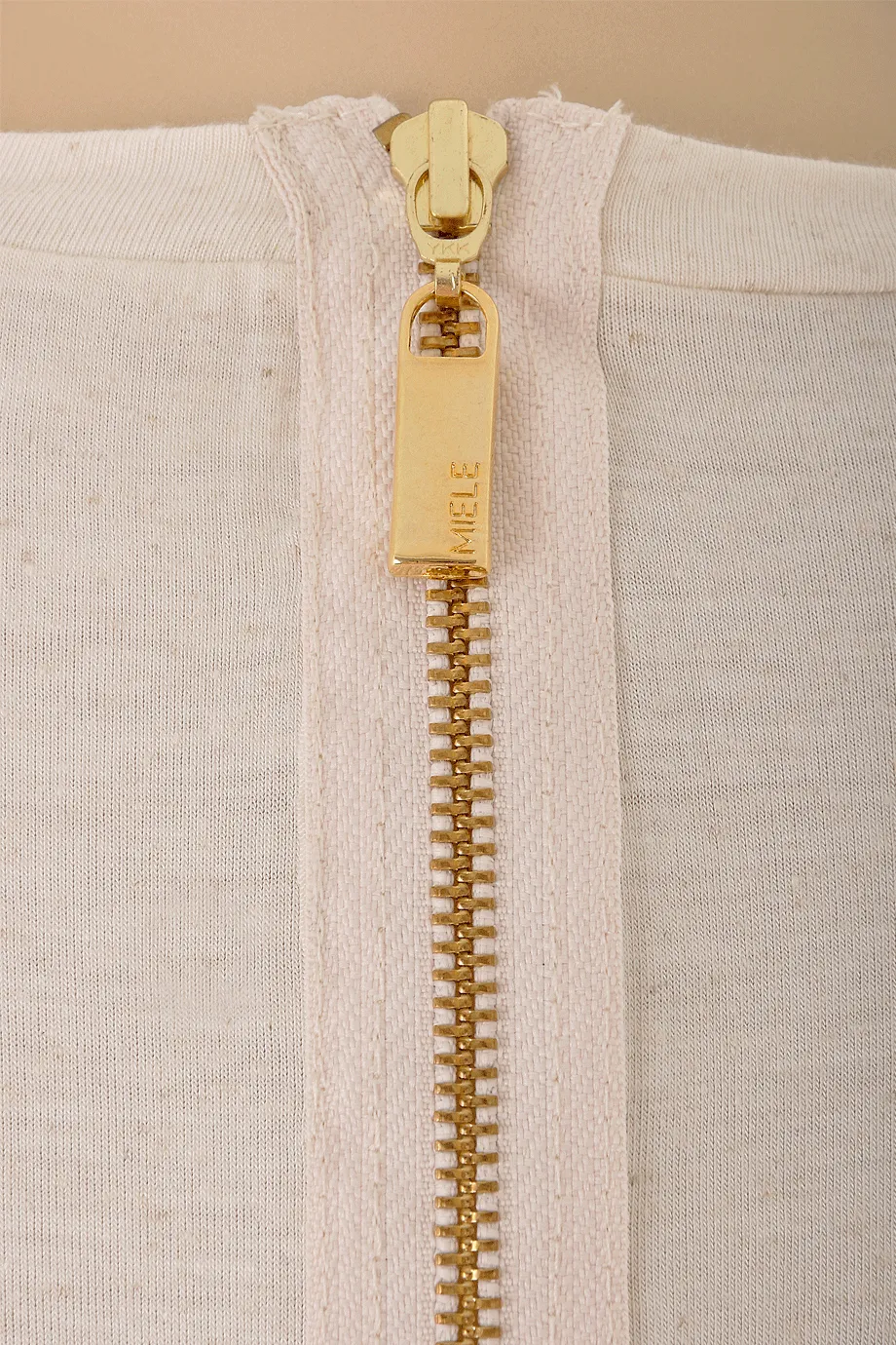 CARLOS MIELE SHREDDED Off White Top