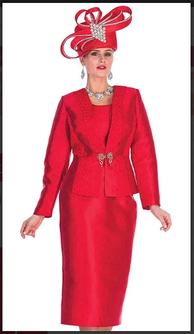 Champagne Italy 5722 2PC Jacket/Skirt Church Suit