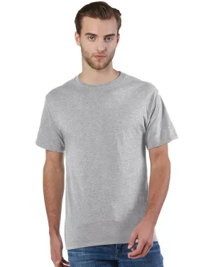 Champion Adult Ringspun Cotton T-Shirt | Oxford Gray