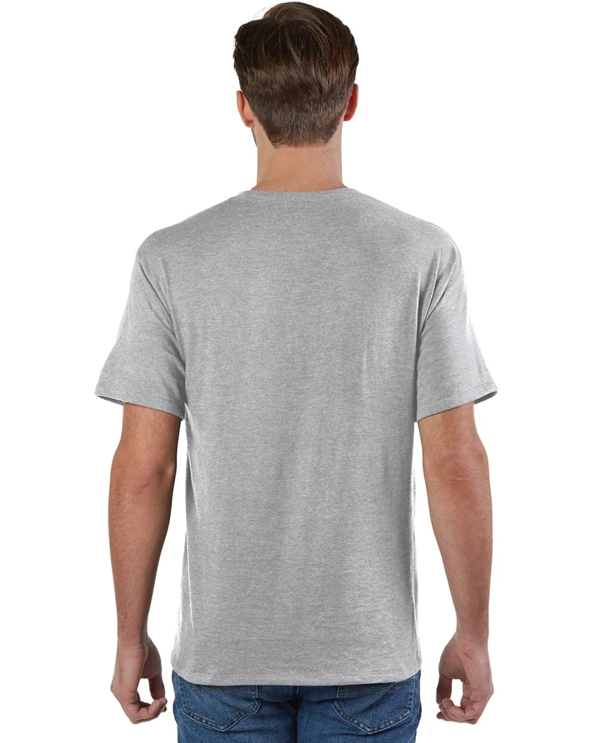 Champion Adult Ringspun Cotton T-Shirt | Oxford Gray