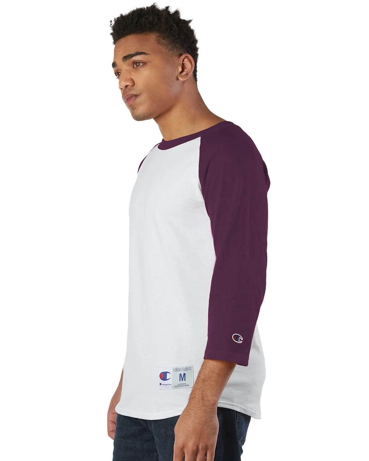 Champion Cotton Raglan Baseball Jersey