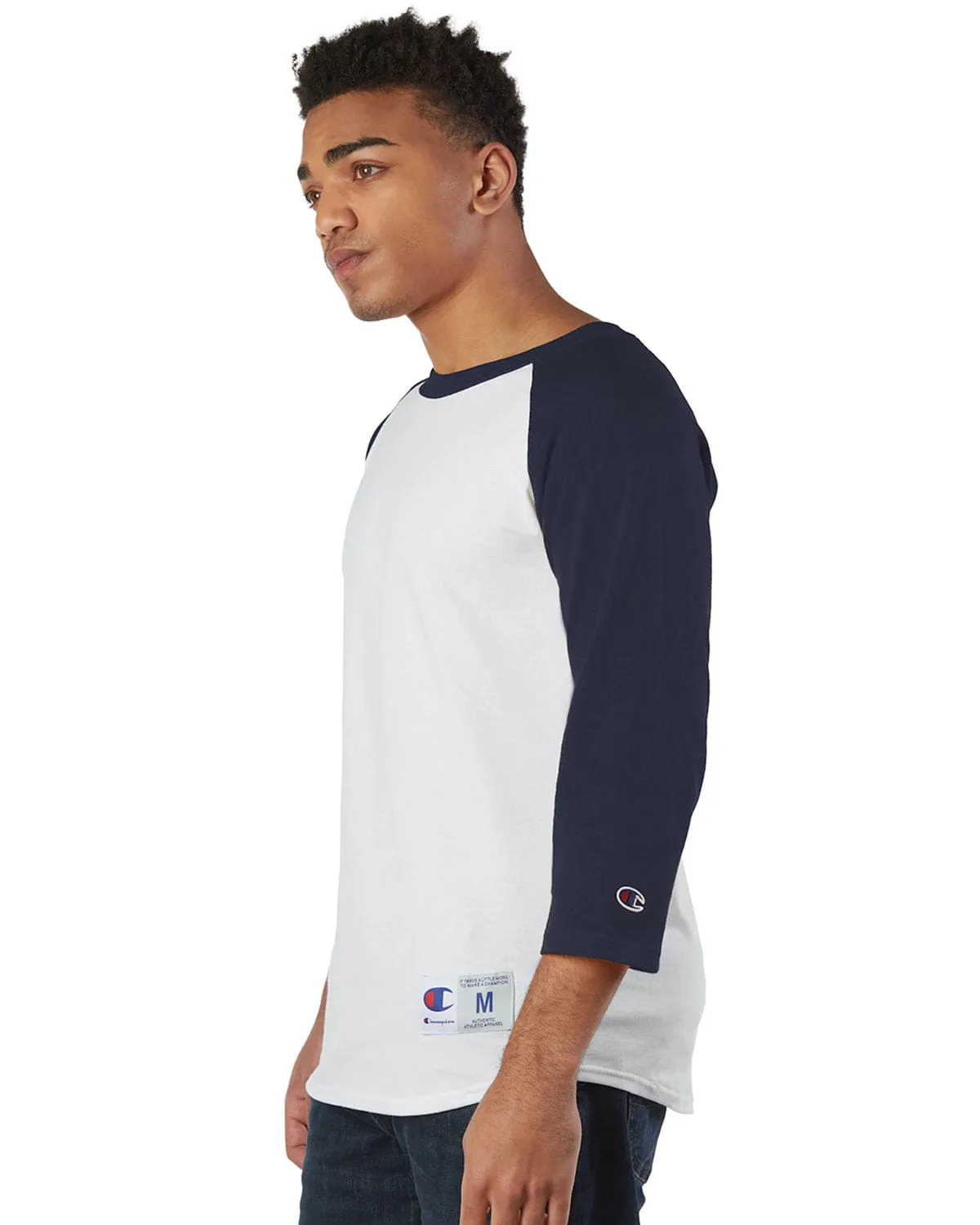 Champion Cotton Raglan Baseball Jersey