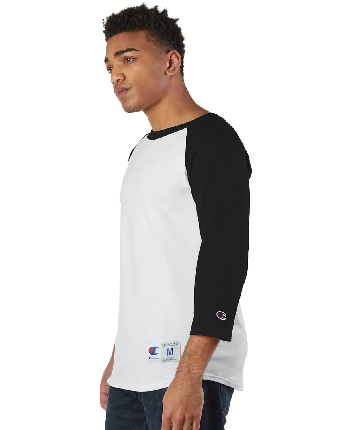 Champion Cotton Raglan Baseball Jersey