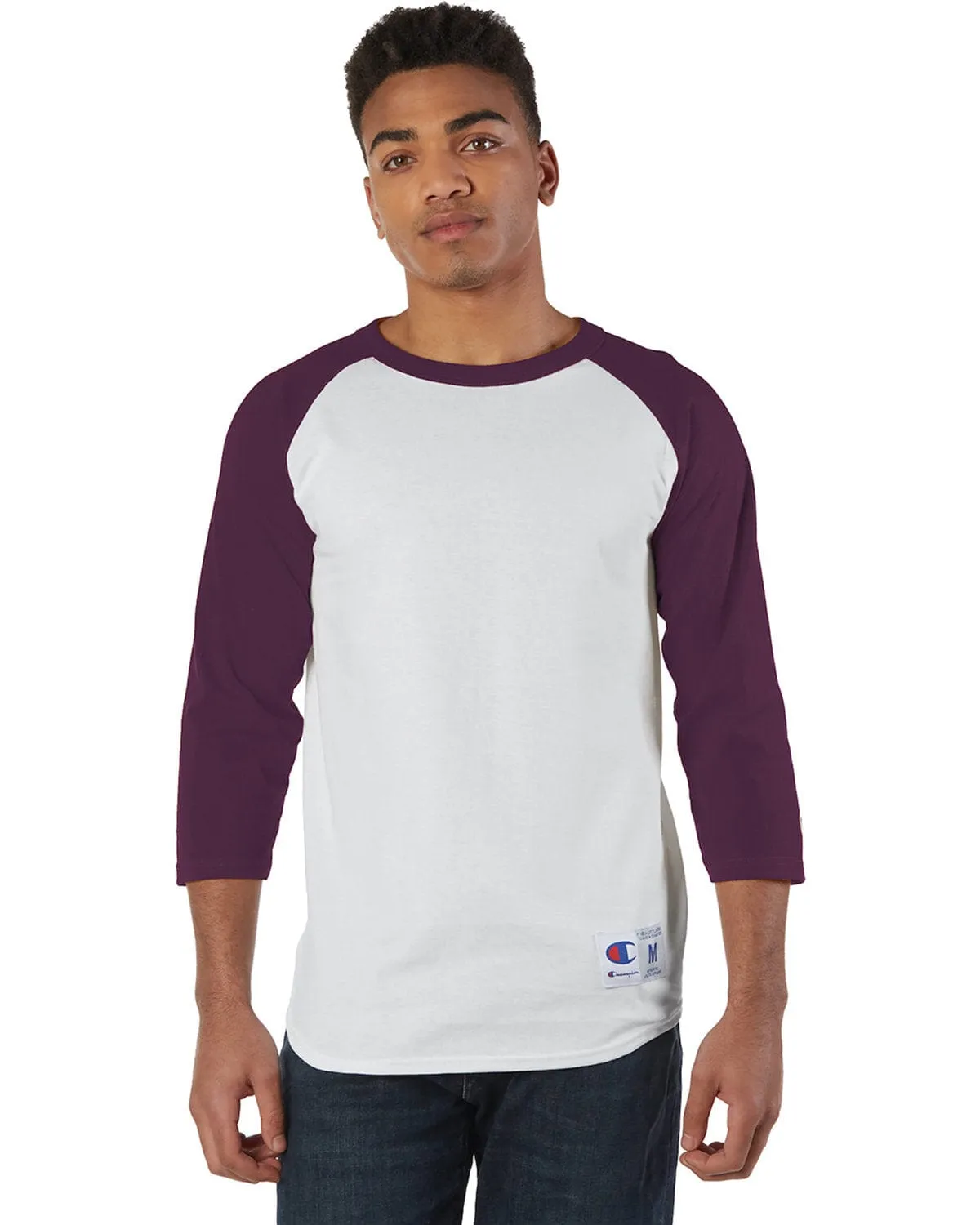 Champion Cotton Raglan Baseball Jersey