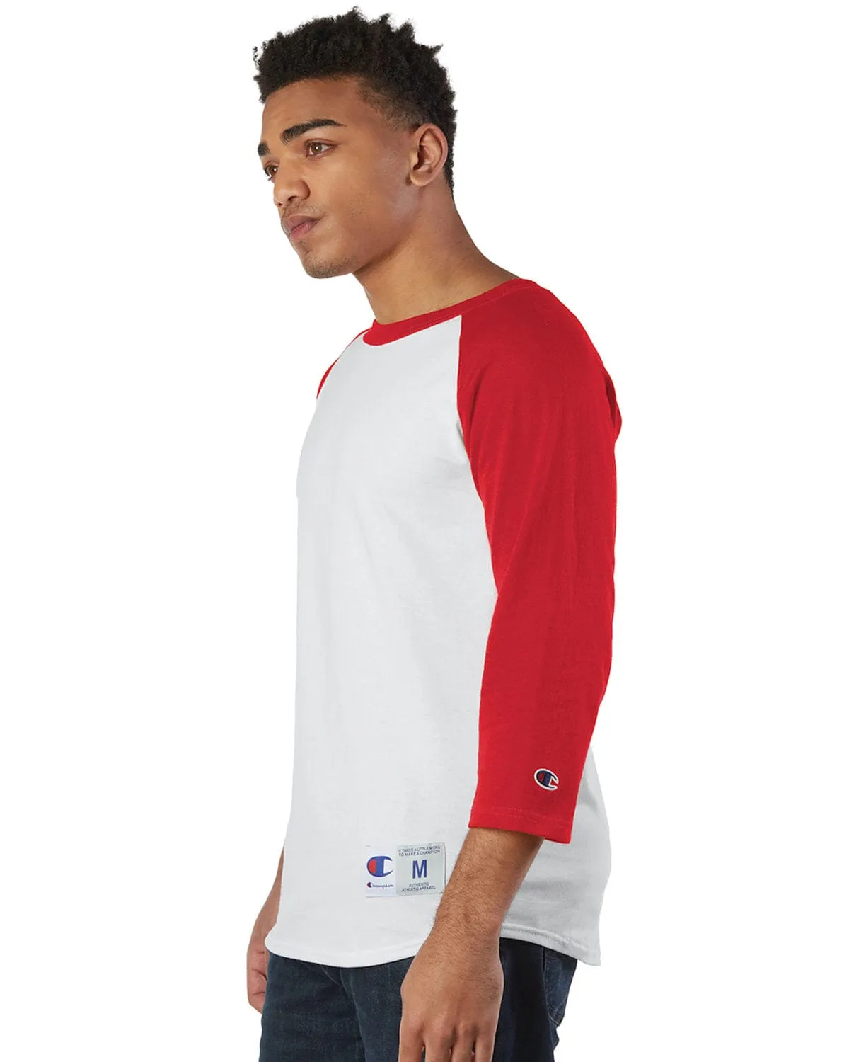 Champion Cotton Raglan Baseball Jersey