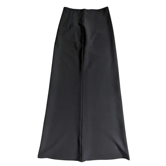 Charles Chang-Lima Womens Black Maxi Skirt Tank Top Blouse Suit Set Size 4 Rayon