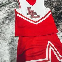 Cheer Top Red & White