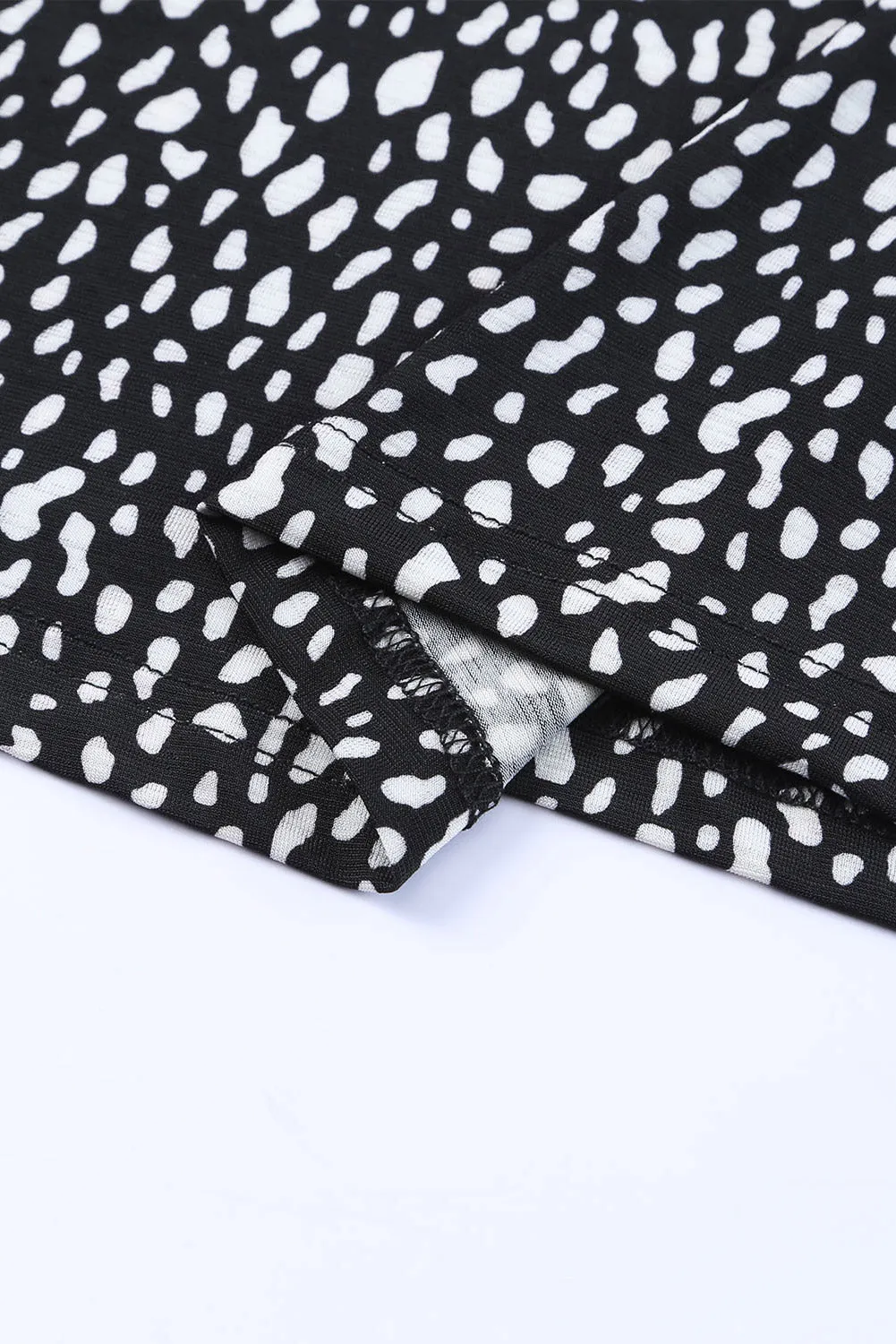 Cheetah Print O-neck Short Sleeve T Shirt