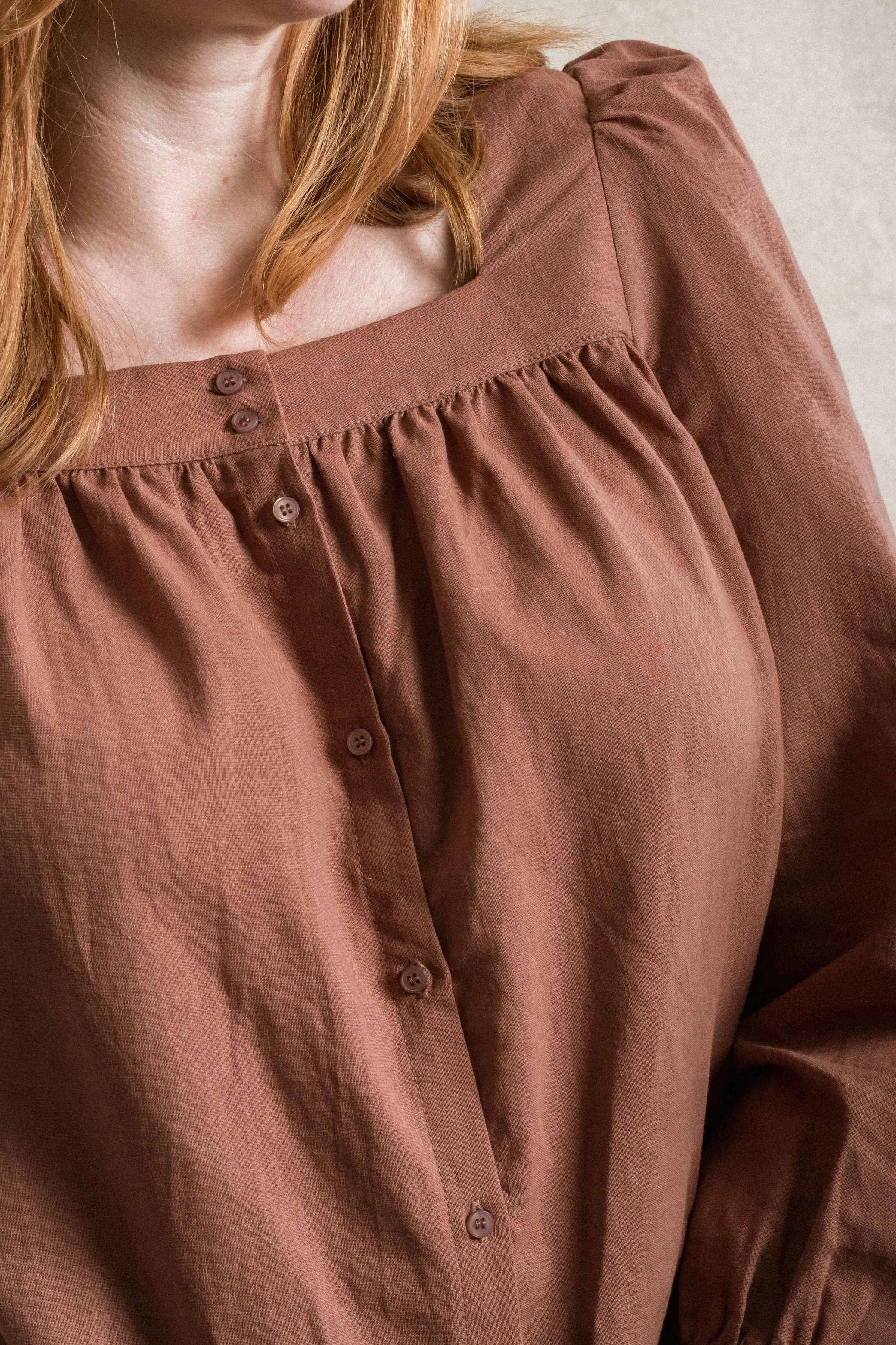 Chesapeake Blouse - Dusty Rose