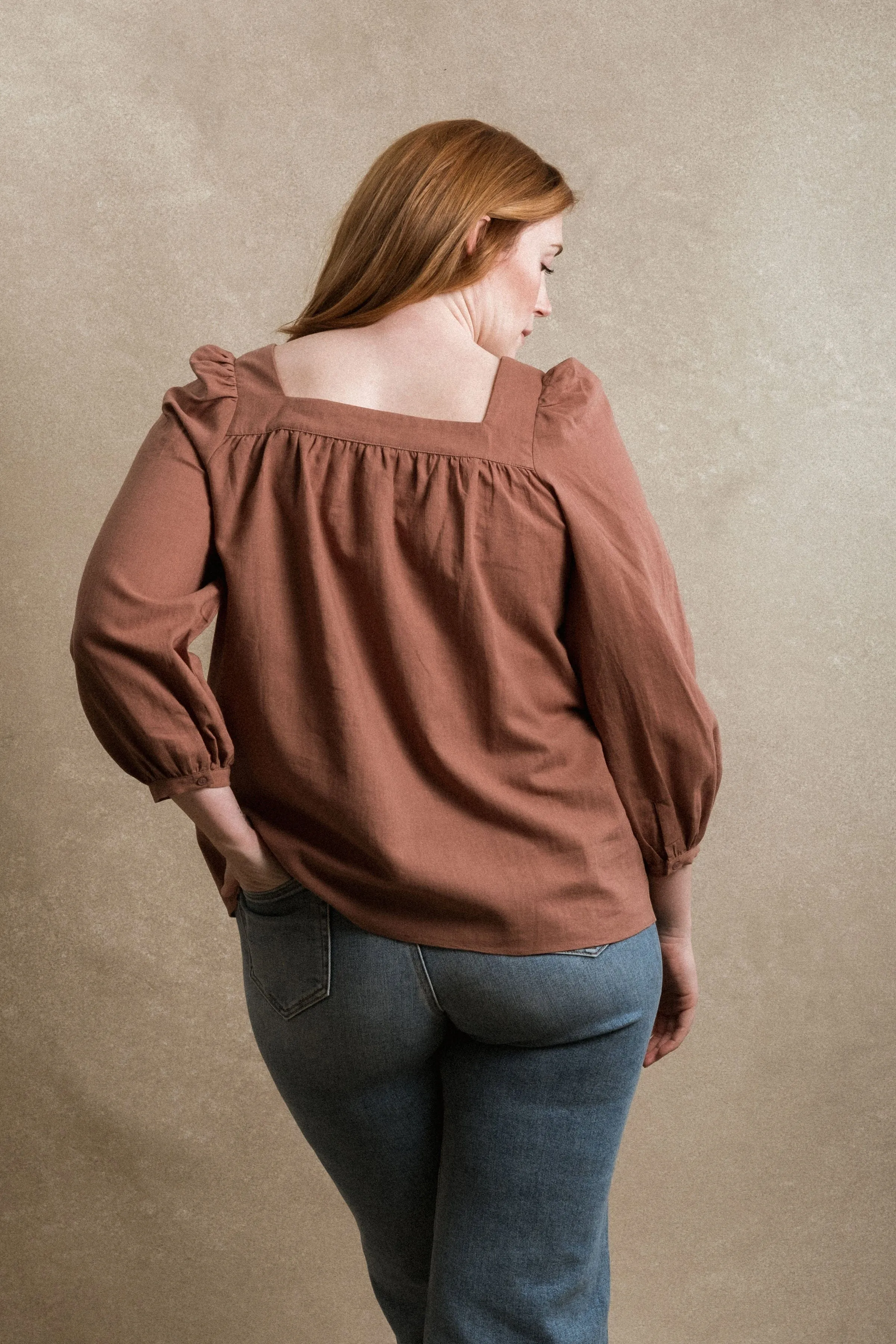 Chesapeake Blouse - Dusty Rose