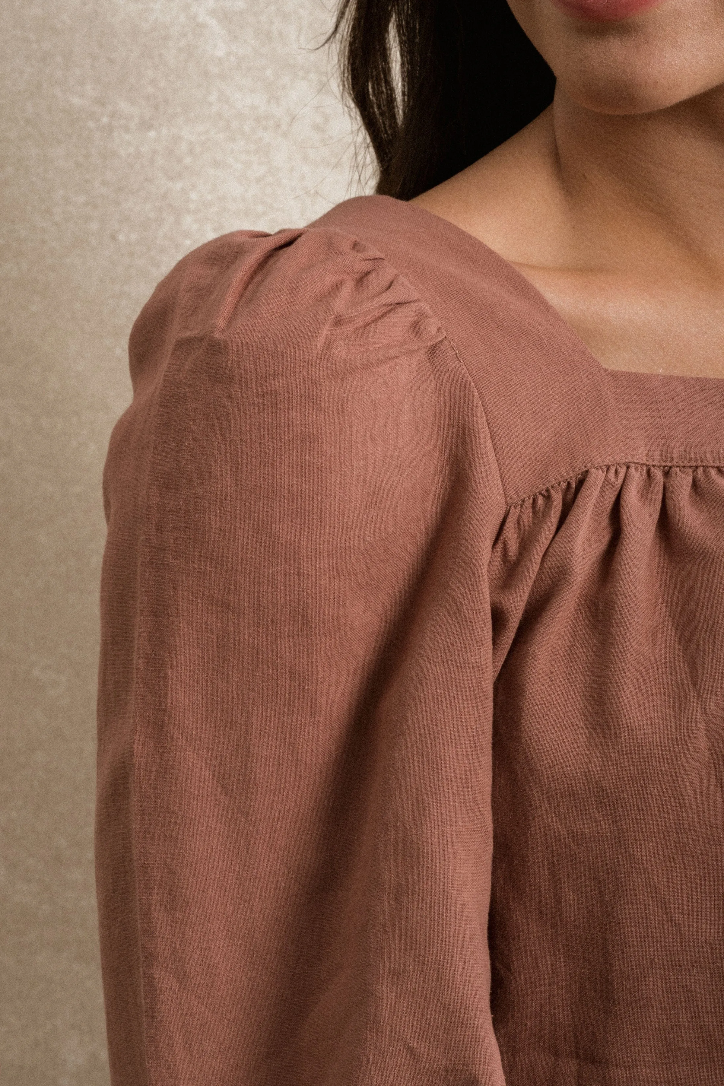 Chesapeake Blouse - Dusty Rose