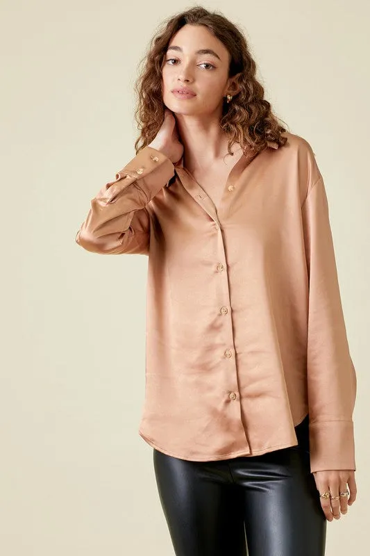 Cloquet Satin Blouse