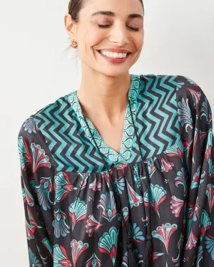 Cocktail Hour - Tides Turned Blouse - Gatsby Green