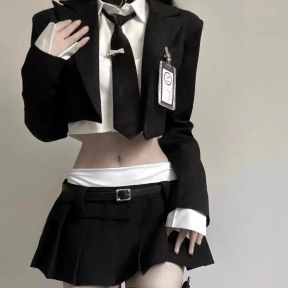 College style three-piece uniform set YC10441